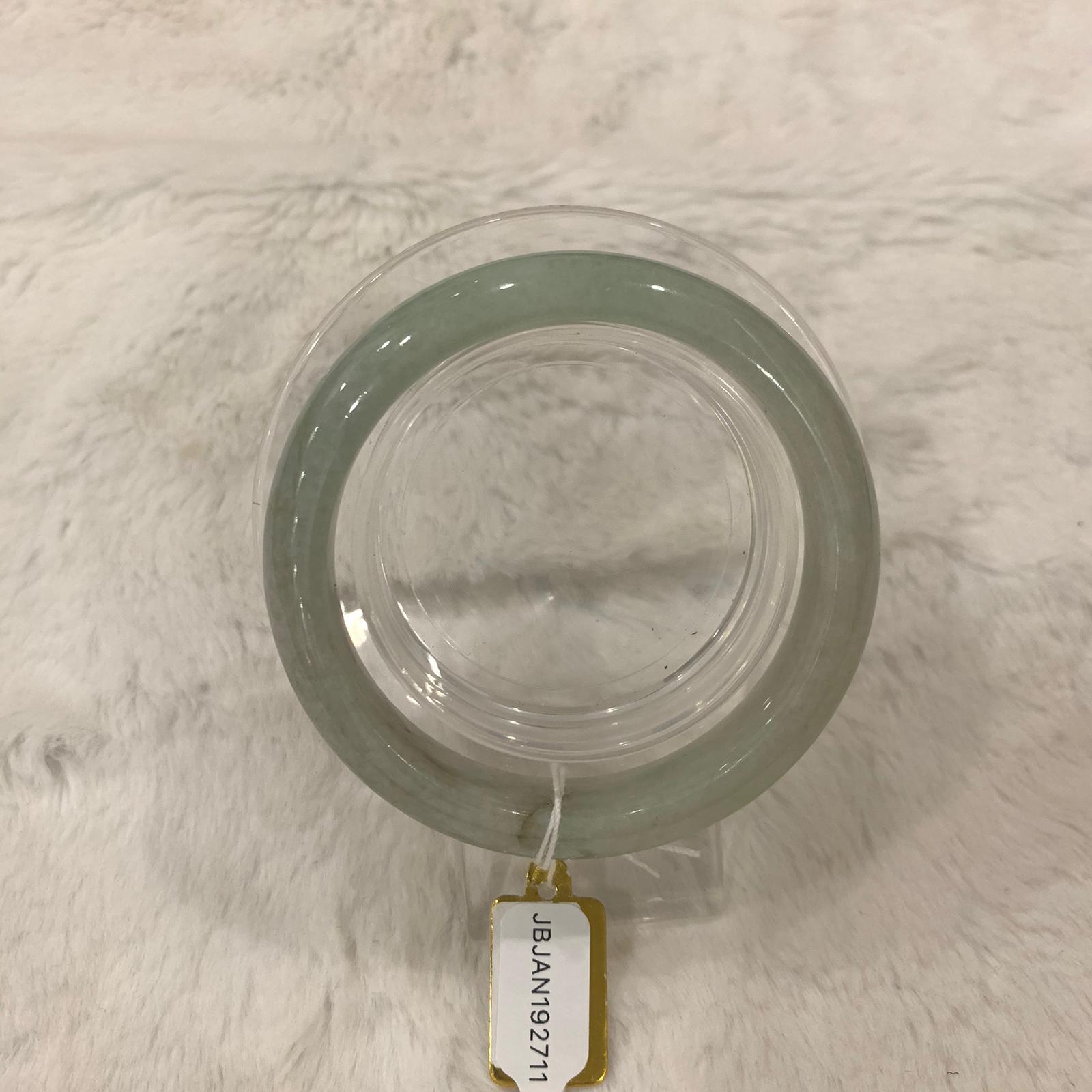 Grade A Natural Jade Bangle with certificate #2711
