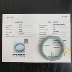 Load image into Gallery viewer, Grade A Natural Jade Bangle with certificate #2715

