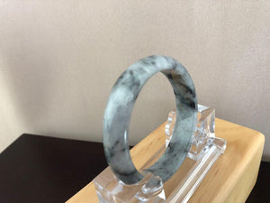 Grade A Natural Jade Bangle with certificate #  18-018