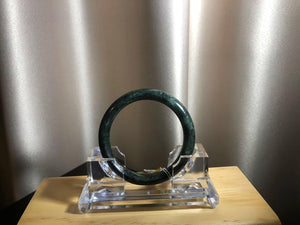 Grade A Natural Jade Bangle with certificate  #18-031
