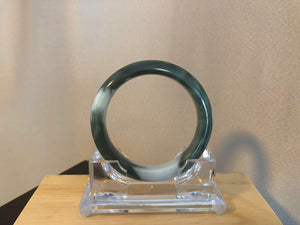 Grade A Natural Jade Bangle with certificate #  18-059