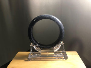 Grade A Natural Jade Bangle with certificate #  18-071