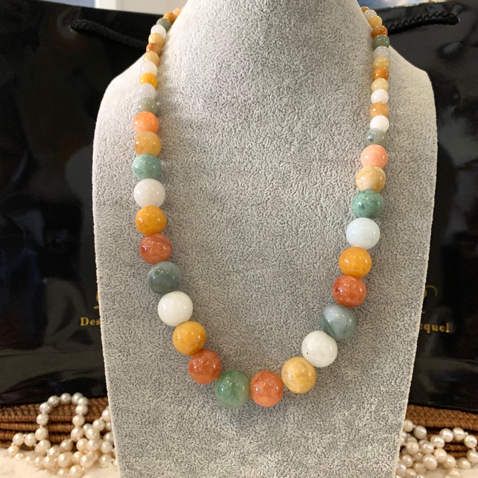 Jade Bead Necklace (JNNOV18-001)