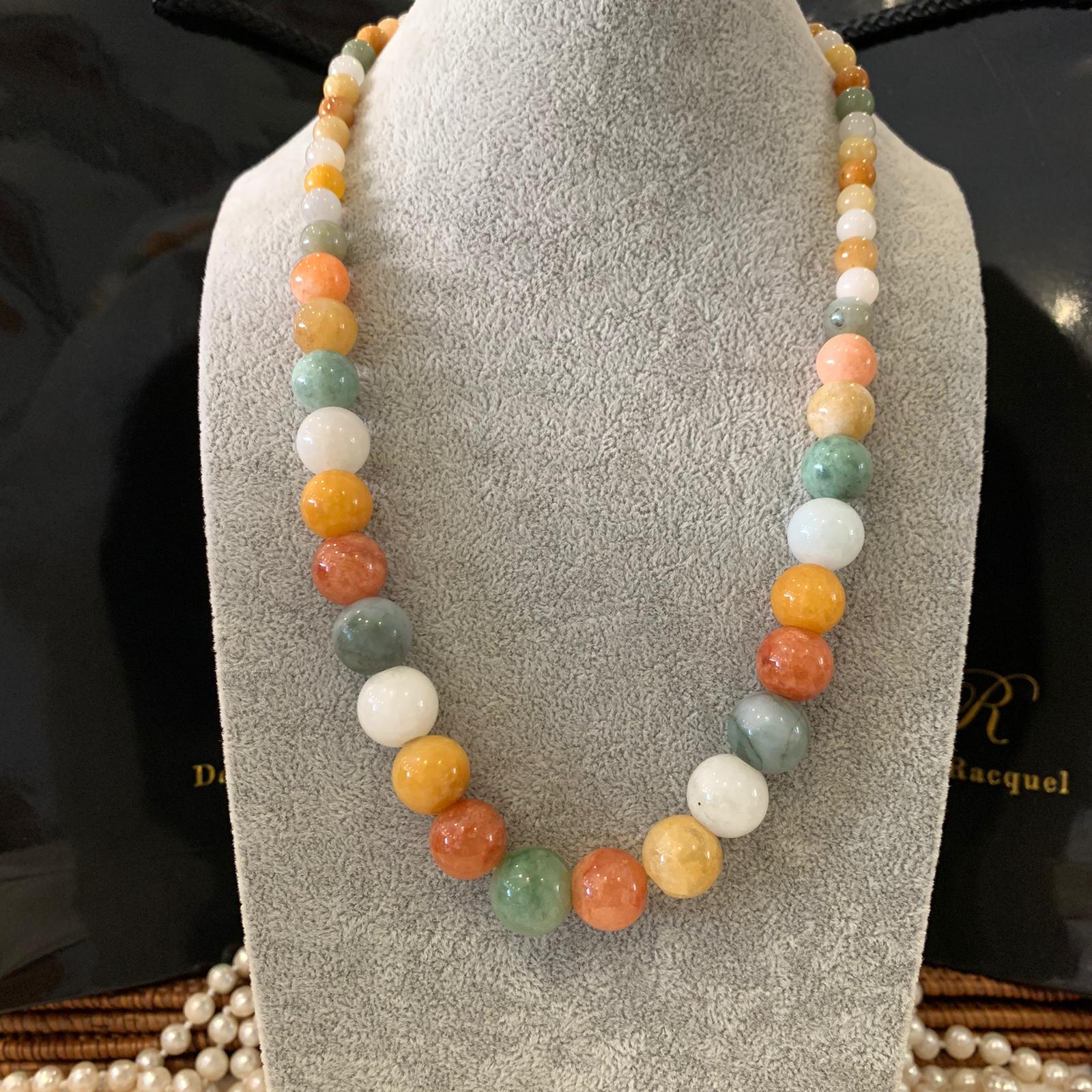 Jade Bead Necklace (JNNOV18-001)