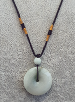 Load image into Gallery viewer, Jade Donut Pendant JP-0003
