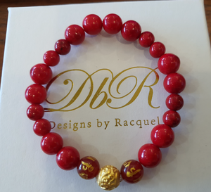 999 Pure Gold Lucky Ball Bracelet (PB999-03)
