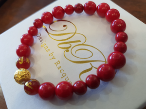 999 Pure Gold Lucky Ball Bracelet (PB999-03)