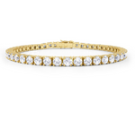 Load image into Gallery viewer, 18k White Sapphire Tennis Bracelet
