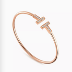 Load image into Gallery viewer, 18k T-Wire Bracelet (Thin)
