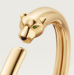 Load image into Gallery viewer, Panthère Bangle with Emerald Eyes
