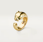 Load image into Gallery viewer, Panthère Ring with Emerald Eyes
