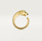 Load image into Gallery viewer, Panthère Ring with Emerald Eyes
