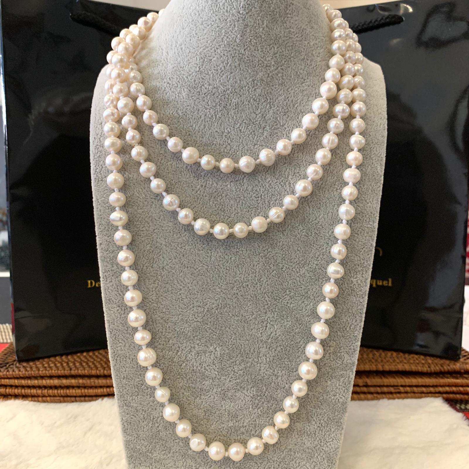 Freshwater Pearl Necklace (PN-001) – Designs By Racquel