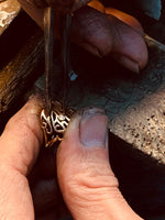 Load image into Gallery viewer, Personalized Name Ring with Birthstone
