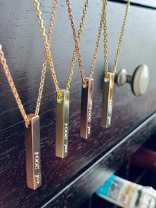 Solid Bar Necklace