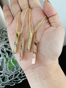 Solid Bar Necklace