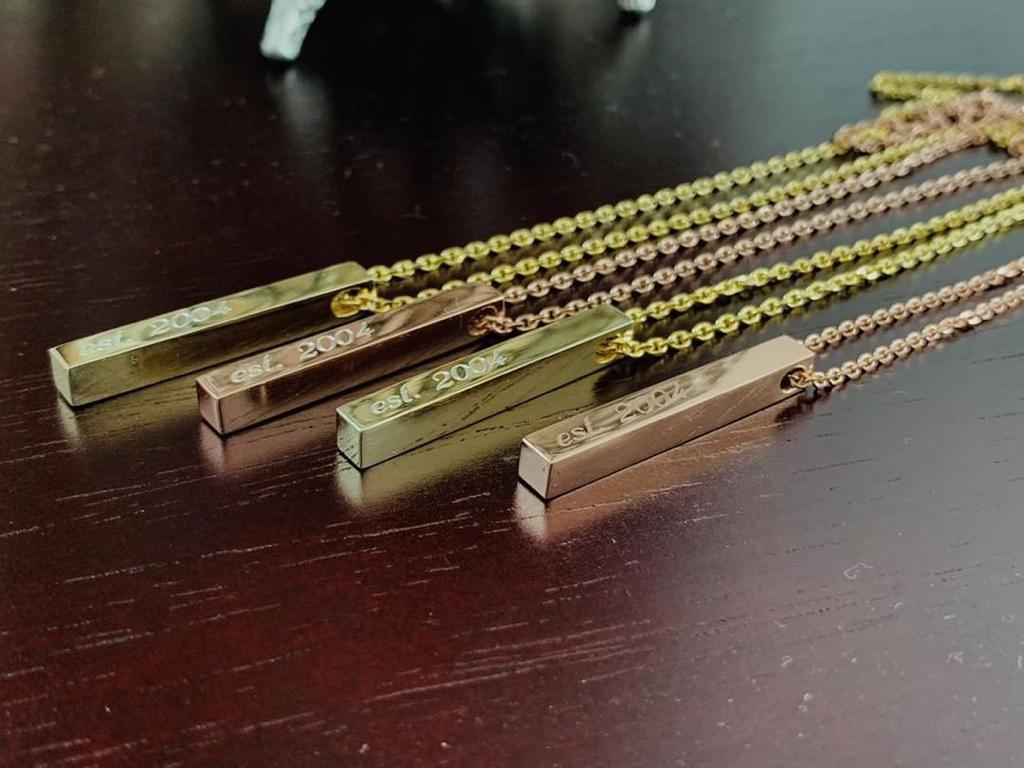 Solid Bar Necklace