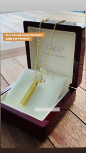 Solid Bar Necklace