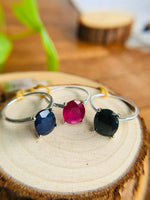 Load image into Gallery viewer, Oval Shape Gemstone Ring

