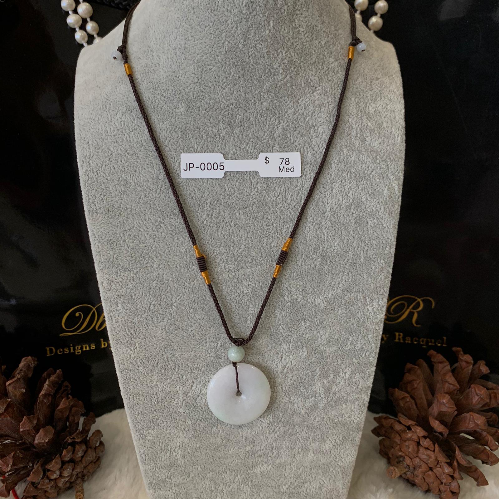 Jade Donut Pendant JP-0005