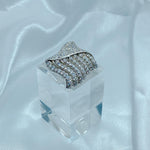 Load image into Gallery viewer, White Sapphire square Pendant (DBRPEN-0011)
