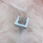 Load image into Gallery viewer, White Sapphire square Pendant (DBRPEN-0011)
