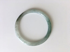 Grade A Natural Jade Bangle with certificate #2745