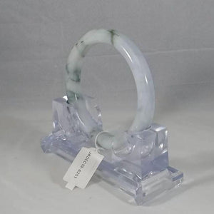 Grade A Natural Jade Bangle with certificate #6251