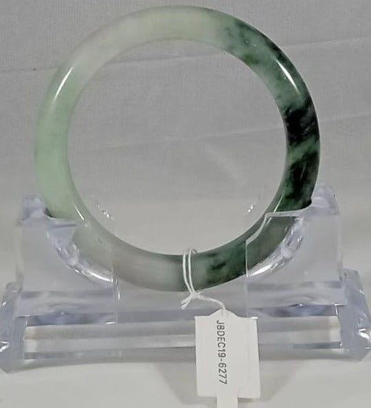 Grade A Natural Jade Bangle with certificate #6277