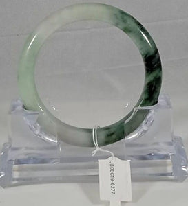 Grade A Natural Jade Bangle with certificate #6277