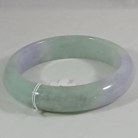 Grade A Natural Jade Bangle with certificate #6300