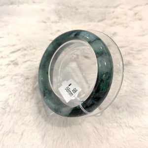 Grade A Natural Jade Bangle with certificate #6353