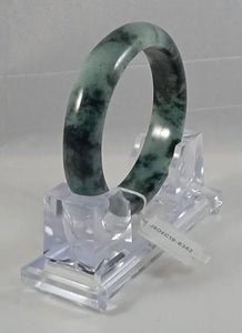 Grade A Natural Jade Bangle with certificate #6362