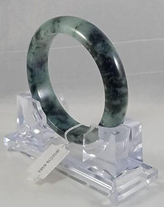 Grade A Natural Jade Bangle with certificate #6362