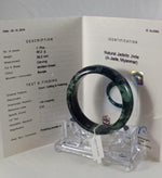 Load image into Gallery viewer, Grade A Natural Jade Bangle with certificate #6363

