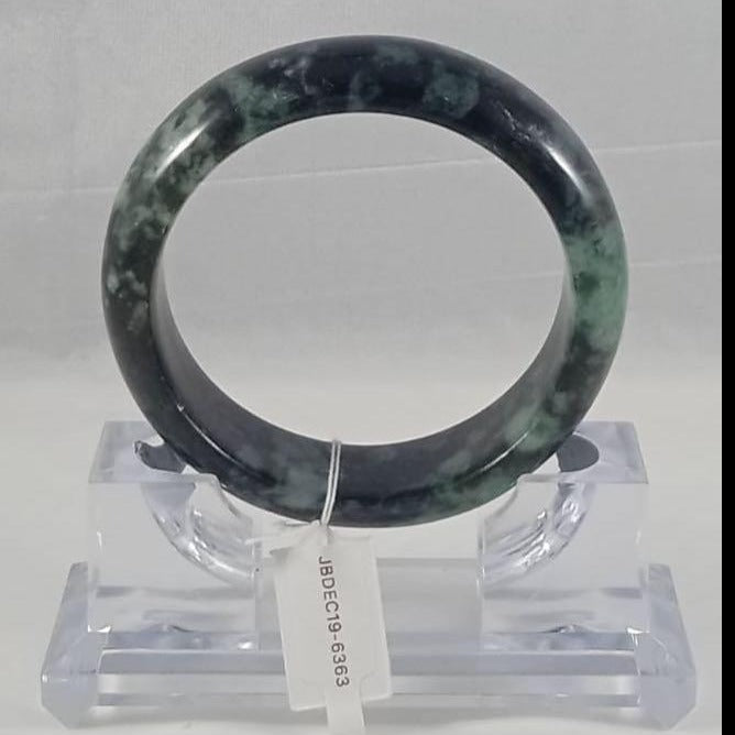 Grade A Natural Jade Bangle with certificate #6363