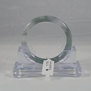 Grade A Natural Jade Bangle with certificate #6246