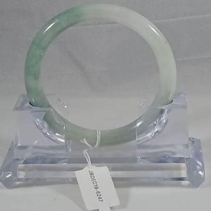 Grade A Natural Jade Bangle with certificate #6247