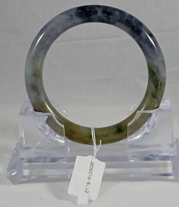 Grade A Natural Jade Bangle with certificate #6252