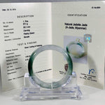 Load image into Gallery viewer, Grade A Natural Jade Bangle with certificate #6261
