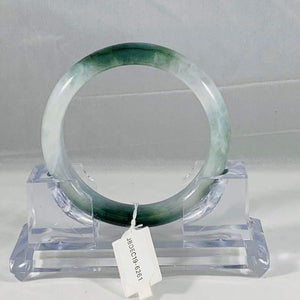 Grade A Natural Jade Bangle with certificate #6261
