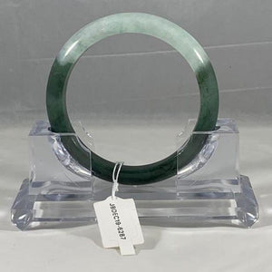 Grade A Natural Jade Bangle with certificate #6287