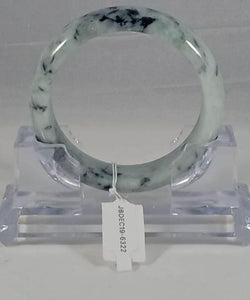 Grade A Natural Jade Bangle with certificate #6322