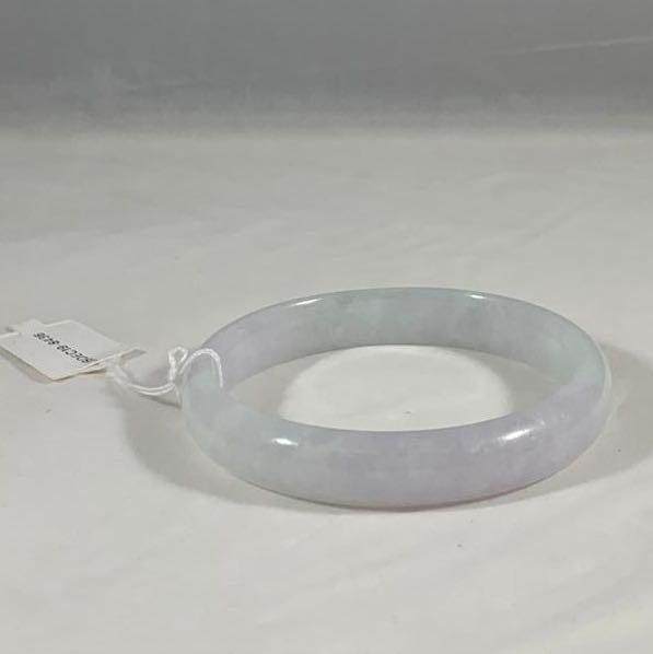 Grade A Natural Jade Bangle with certificate #8436