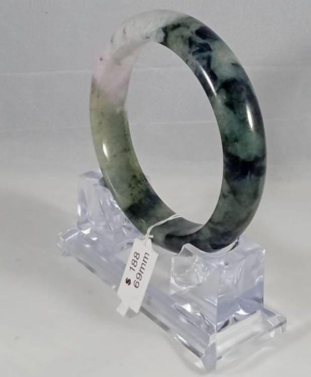 Grade A Natural Jade Bangle no certificate (JBDEC19-0011)