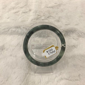 Grade A Natural Jade Bangle with certificate #2702