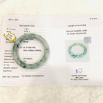 Load image into Gallery viewer, Grade A Natural Jade Bangle with certificate #3979
