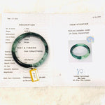 Load image into Gallery viewer, Grade A Natural Jade Bangle with certificate #4020
