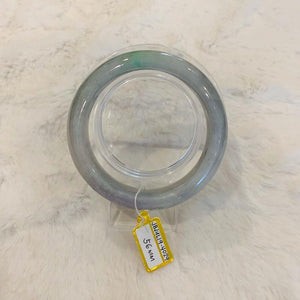Grade A Natural Jade Bangle with certificate #4029