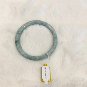 Grade A Natural Jade Bangle with certificate #4037